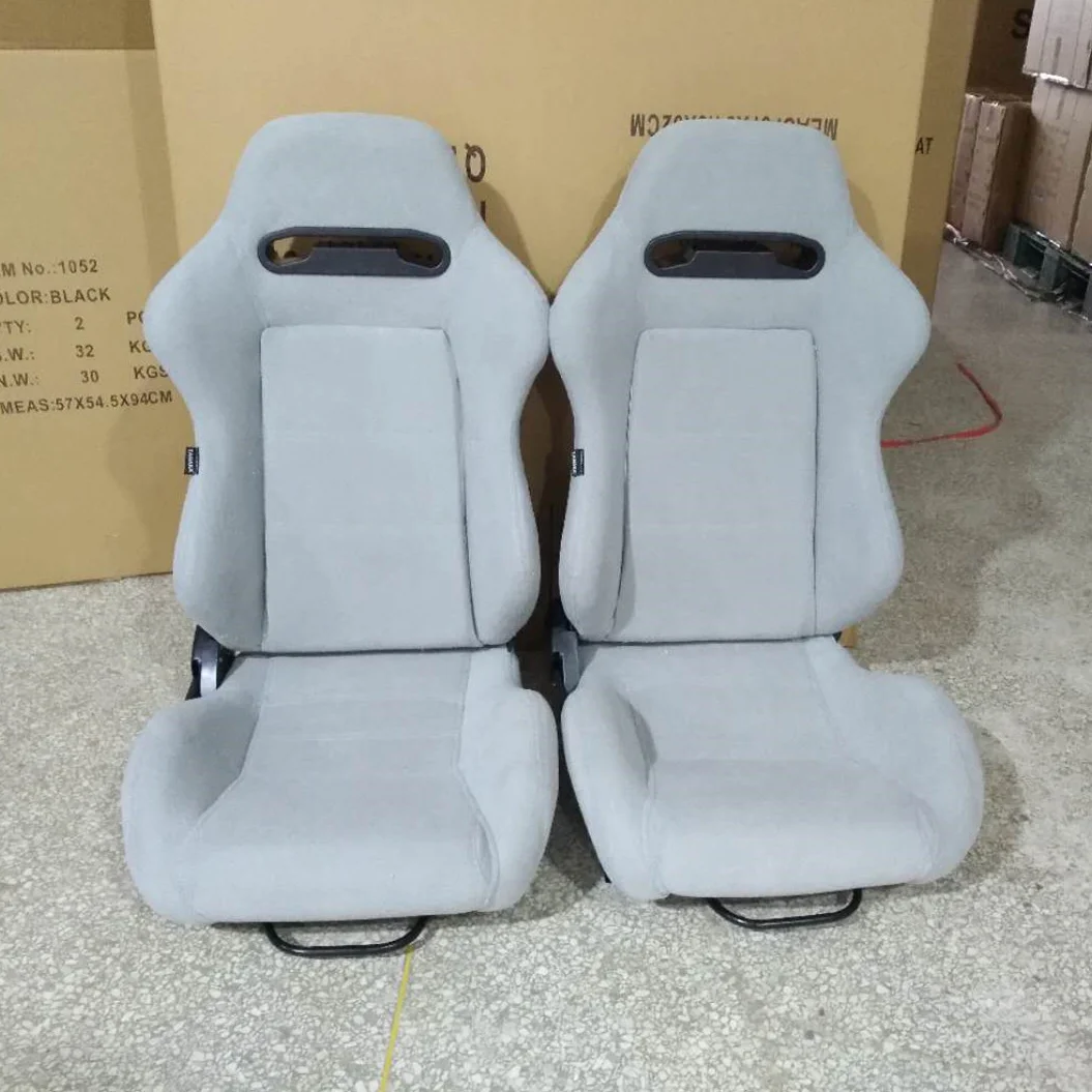 Stitching Universal High Quality Leather Car Simulator Gaming Station Adjustable Sim Bucket Racing Seat a pair