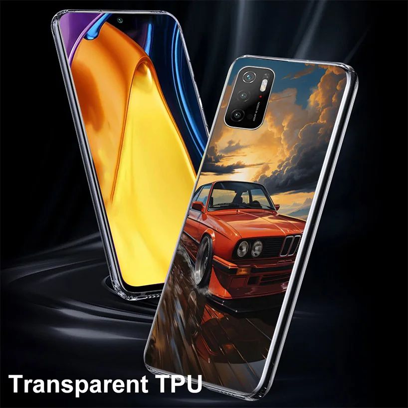 Classic Vintage Old Retro Car Phnoe Case for Xiaomi Poco X5 Pro X4 Gt X3 Nfc M5S M4 M3 M2 F3 F2 F1 Mi Note 10 Lite A2 A3 Unique