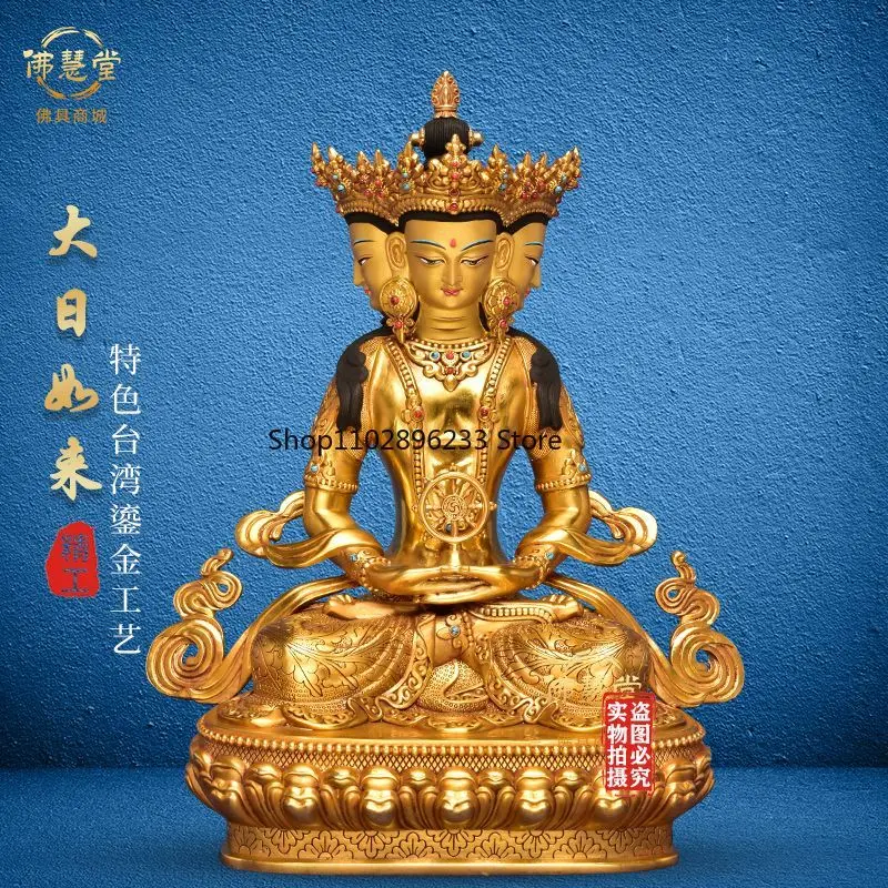 Domestic Taiwan new Buddha statue brass gilt 