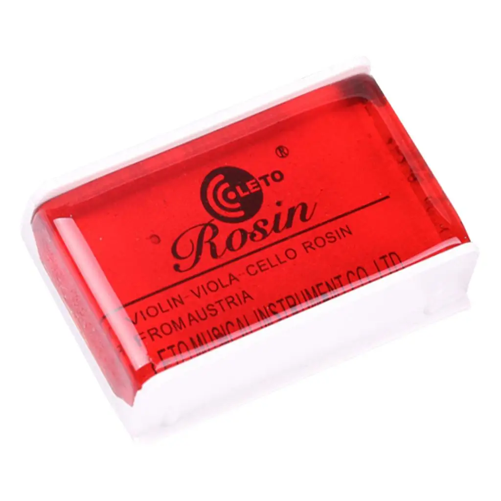 Quality Amber ROSIN Resin for Violin Bow String Instrument Cello Viola Case