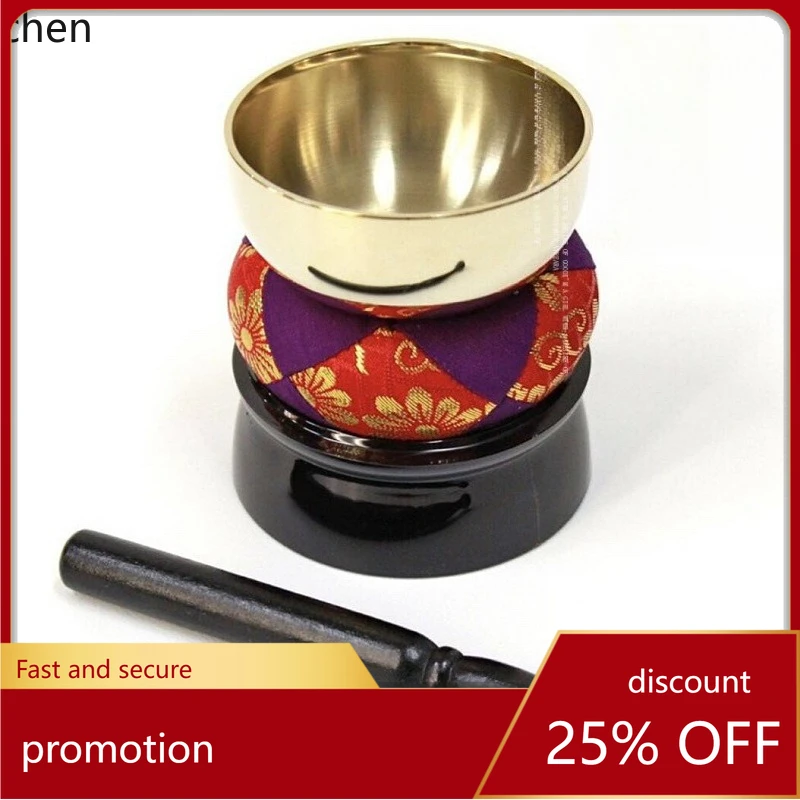 Cz buddhist copper chime brass qing buddha sound bowl buddhist supplies