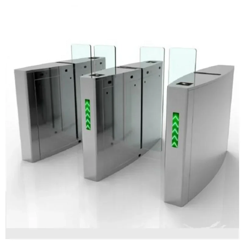 zk teco access control pedestrian automatic speed gate turnstile gate for buildings