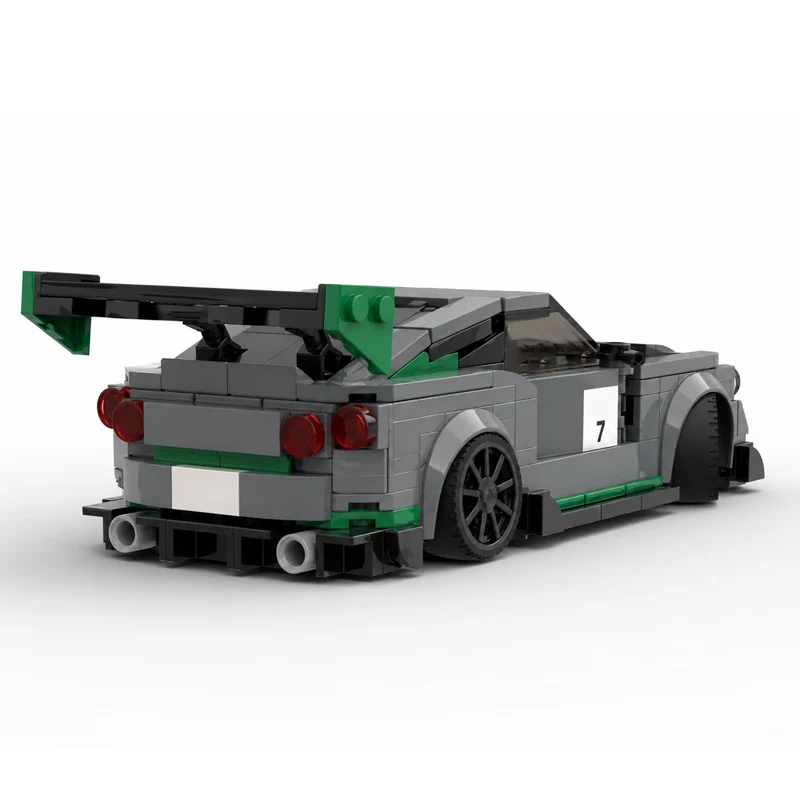 

Speed Racing Car Model MOC Building Bricks GT3 Top Tier Sports Car Modular Technology Children Holiday Gifts Assemble Toys Suit