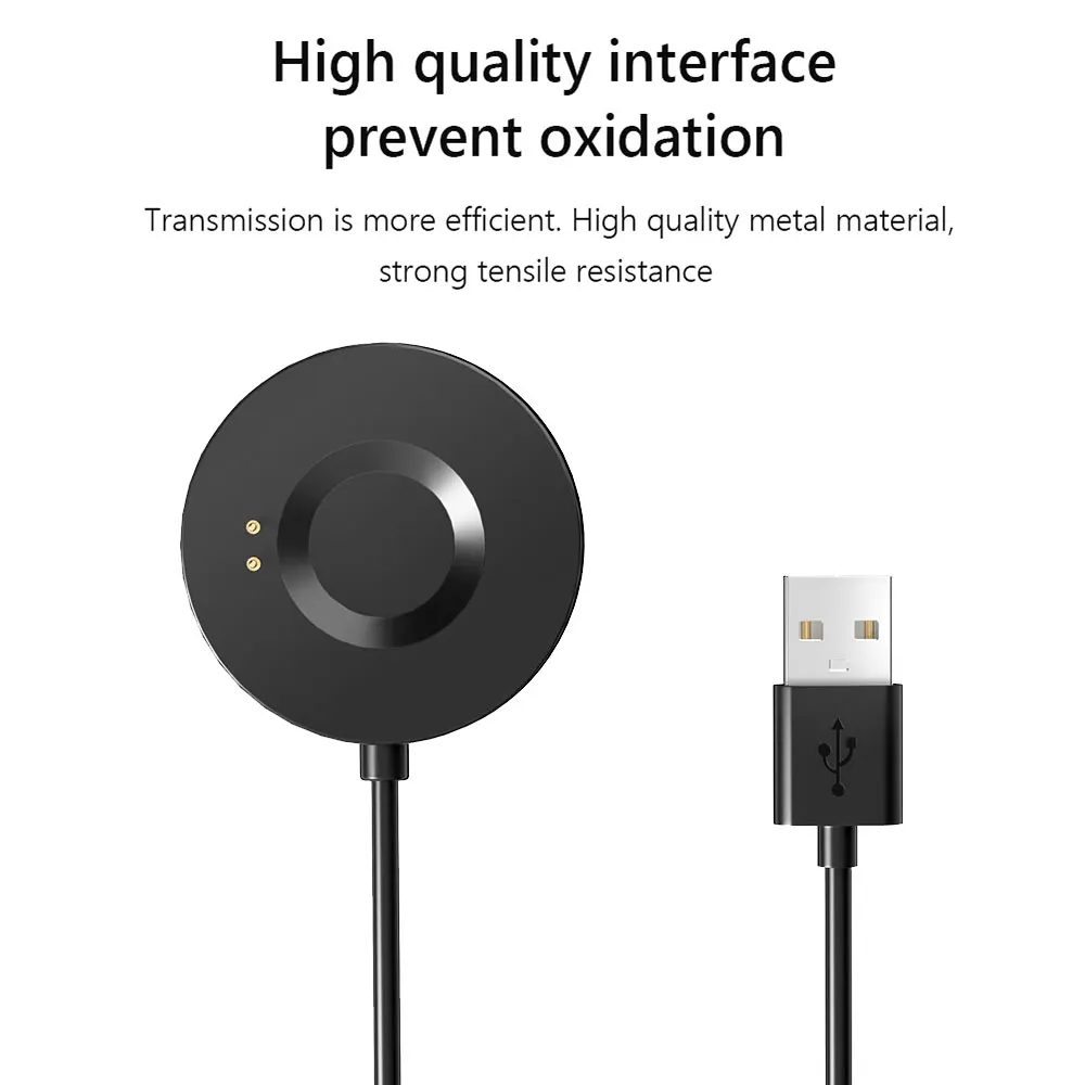 100cm adaptador de carregador doca smartwatch para relógio realme s pro power usb cabo carregamento para realme rma186 relógio inteligente accessoriess