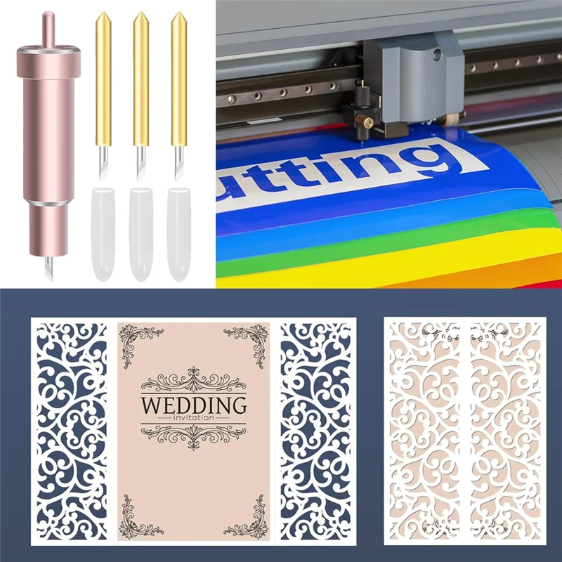 

【Promotion】11Pcs Premium Fine Point Blade With Housing,For Cricut Maker, Maker 3 With Housing For Cutting Film, Vinyl, Sticker