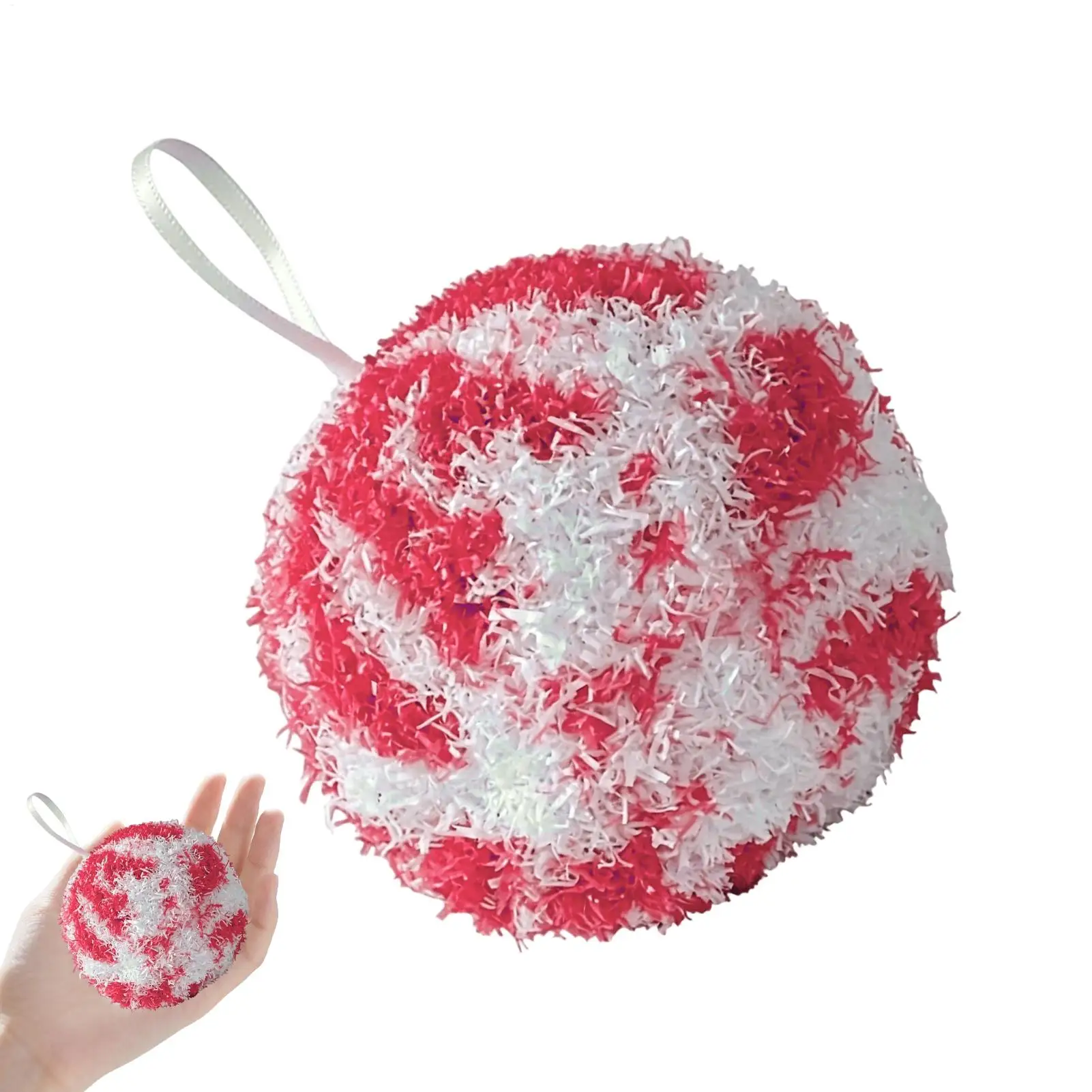 1pc Fiber Cleaning Ball for Quick Cleaning Bath Kitchen Stains Colorful Stripes Balls with Hanging Rope Household Cleaning Tools