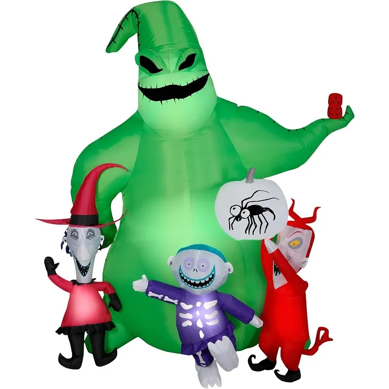 

Airblown Oogie со сцены Creatures Disney, высота 7 футов, мульти надувные украшения для двора