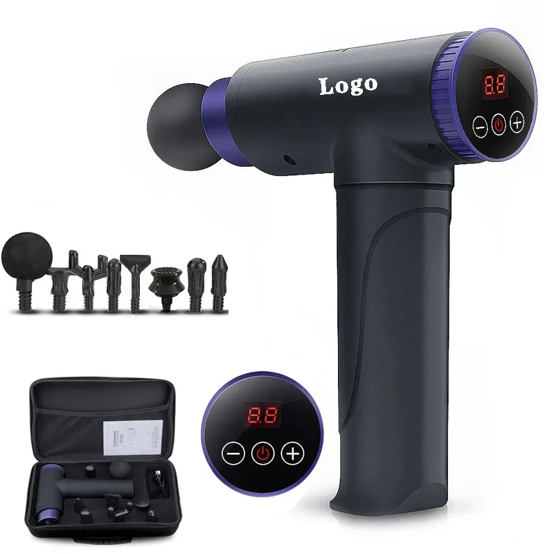 -2025 Hot Selling Super Quiet Body Deep Tissue Vibration Electric Muscle Mini Massage Gun Sports Massage Gun