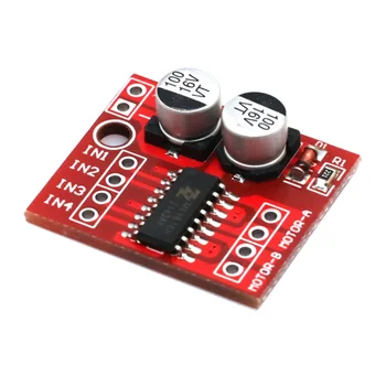 L298N 양방향 DC 모터 드라이버 모듈, DC 2V-10V 1.5A DC 모터 드라이버 모듈, 듀얼 H-브리지 스텝퍼 모터 드라이버 