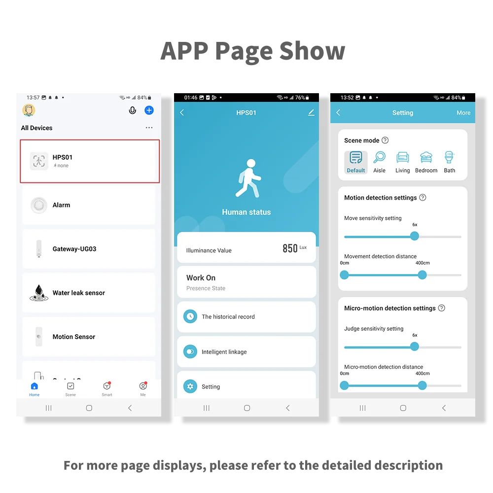Tuya WiFi MmWave كاشف الرادار مستشعر الوجود البشري مع الإنارة يحل محل مستشعر PIR يعمل مع Yandex Alexa #2
