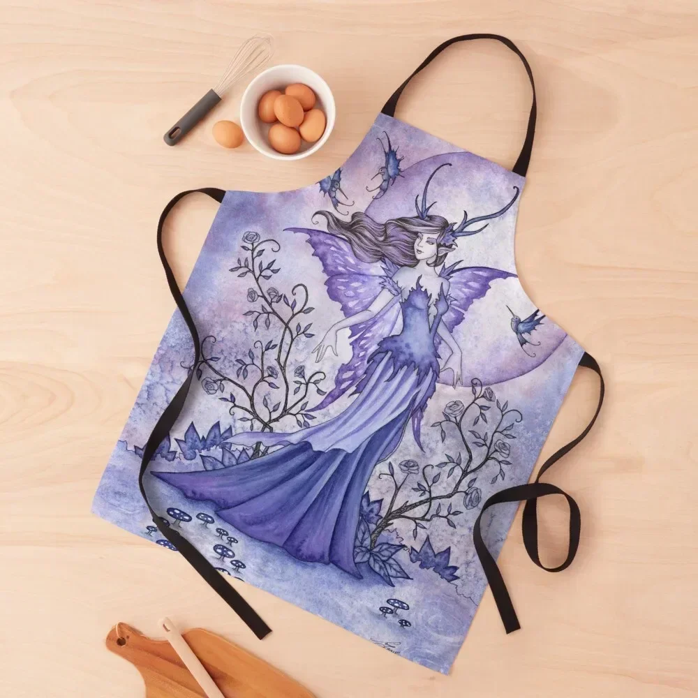 

The Night Garden Apron cleanings chef for man Women Kitchen'S For Kitchen Apron