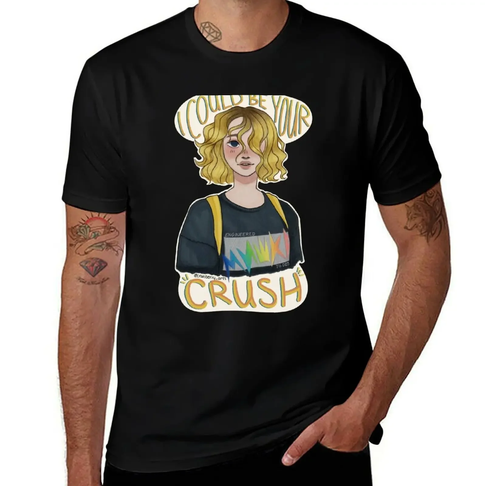 

I Could Be Your Crush - Tessa Violet T-Shirt anime tshirt oversized mens fashion