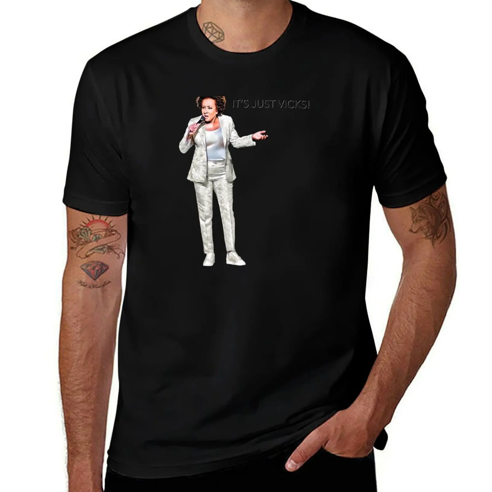 

It’s Just Vicks! - Wanda Sykes T-Shirt man t shirt designer essential t shirt men t shirt cotton 100% T-shirt