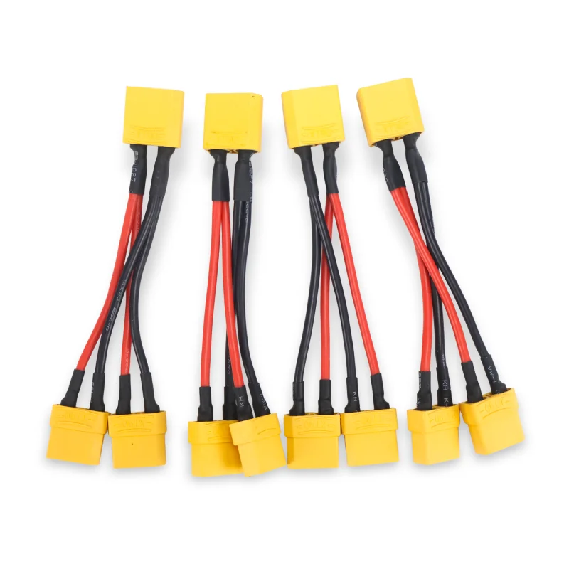 Uitstekende Kwaliteit 100% Gloednieuwe 14AWG 100 MM XT90 XT-90 Vrouw naar Man Parallelle Kabel Draad voor RC Drone Auto acculader DIY