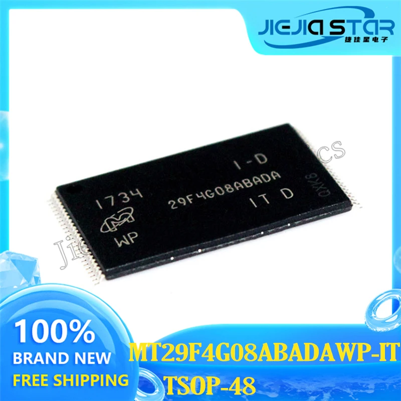 MT29F4G08ABADAWP-IT:D MT29F4G08ABADAWP 29F4G08ABADA แฟลชเมมโมรี่512MB NAND 100% สต็อกของแท้