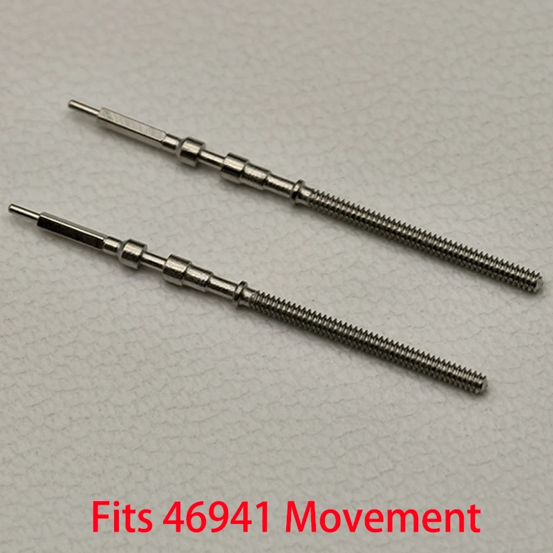 2 Stück/4 Stück 46941 Uhrenkronenschaft Ersatzteile Kronenuhr Stahlschaftsatz Passend für 46941 46943 Automatisches mechanisches Uhrwerk Vorbauteil