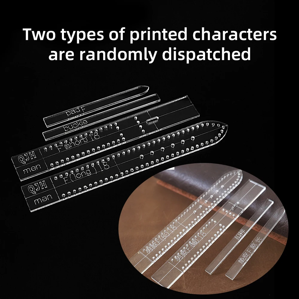 Strap Band Leather Craft Tools Transparent Acrylic Watch Strap Template Home DIY Supplies Watch Strap Mold Men and Women