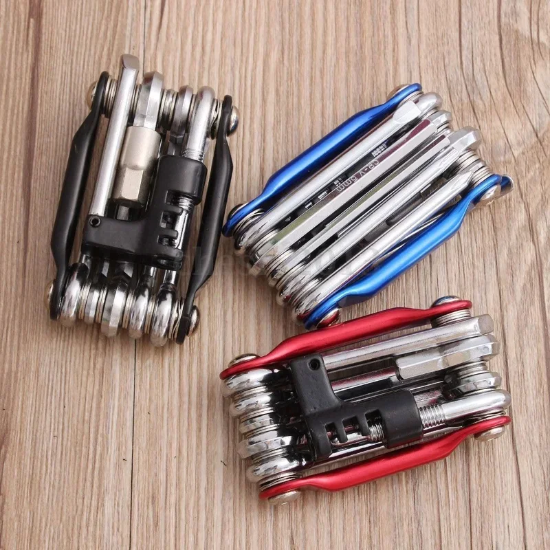 Compact, Durable, and High-quality Bike Maintenance Kit - Lightweight and Convenient Essential 11-piece Hex Wrench Set