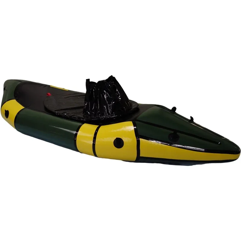 

Customized Self Bailing Paddle Inflatable TPU Lightweight Kayak Packrafts for Whitewater