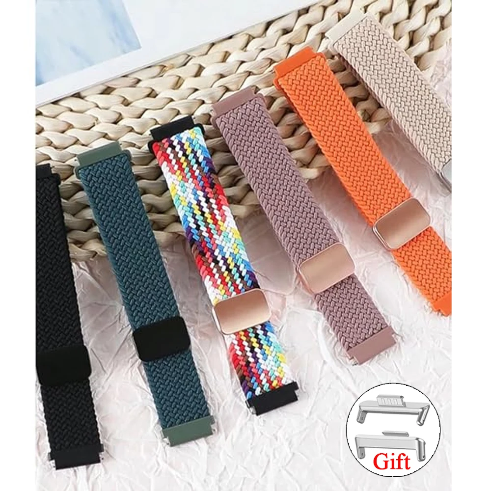 

Magnetic Bands for HUAWEI watch fit 3 Band Braided loop Adjustable buckle Belt Wrist correa Nylon Bracelet for HUAWEI fit3 Strap