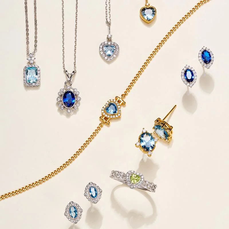 1 10 20 50 مجموعة مجوهرات أنيقة متنوعة تصميم قلادة أقراط سوار كل مباراة للحزب ملابس غير رسمية يومية