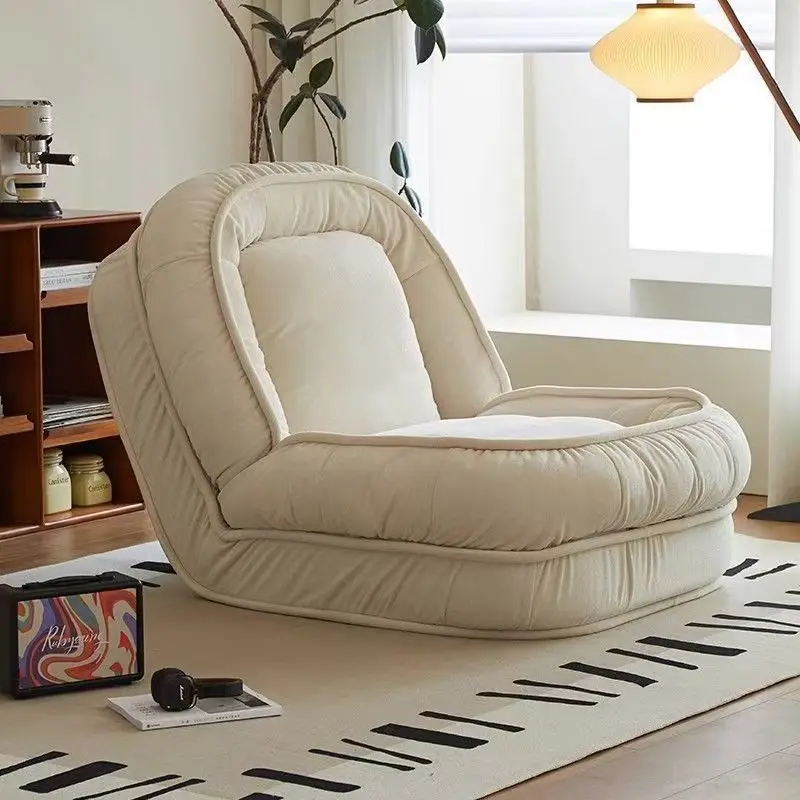 

PYJ Lying Sleepable Living Room Folding Balcony Single Casual Lazy Sofa Lounge Chair