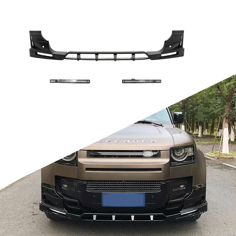 

Front Lip Bumper For Land Rover Defender 90 110 Car Front Lip Universal Front Lip Spoiler