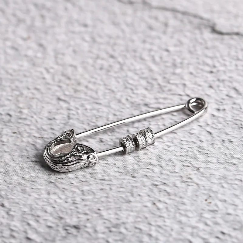 BOCAI S925 Silver Brooch for Women Innovative Fashion Accessories DIY  Pendant Jewelry Exquisite Birthday Gifts
