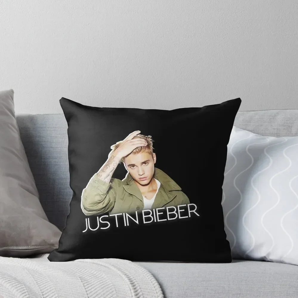 Justin Bieber Official Cut Out Jacket Premium Throw Pillow Ornamental Pillow Decorative pillow case