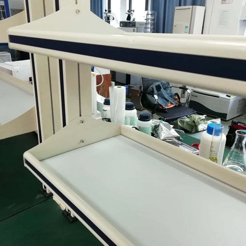 

Central station aluminum glass reagent rack, laboratory laboratory