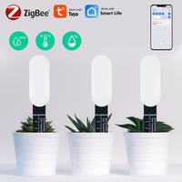 2/3/5/10pcs Zigbee Soil Moisture Sensor Smart Monitor Moisture Tester Flower Pot Soil Greenhouse Garden Planting Humidity Meter