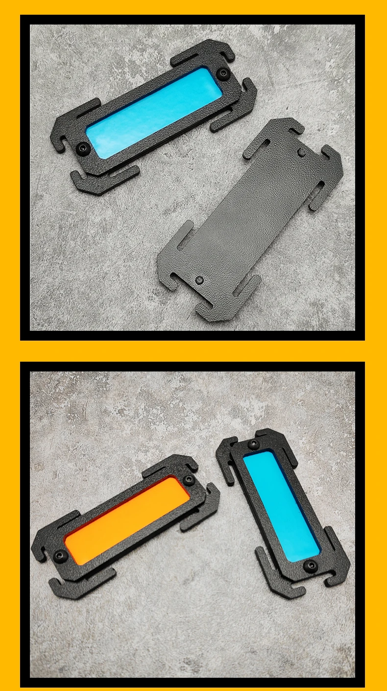 Tactical luminous Trail Marker Strip Molle Mounted Accessories Light Hang Plate