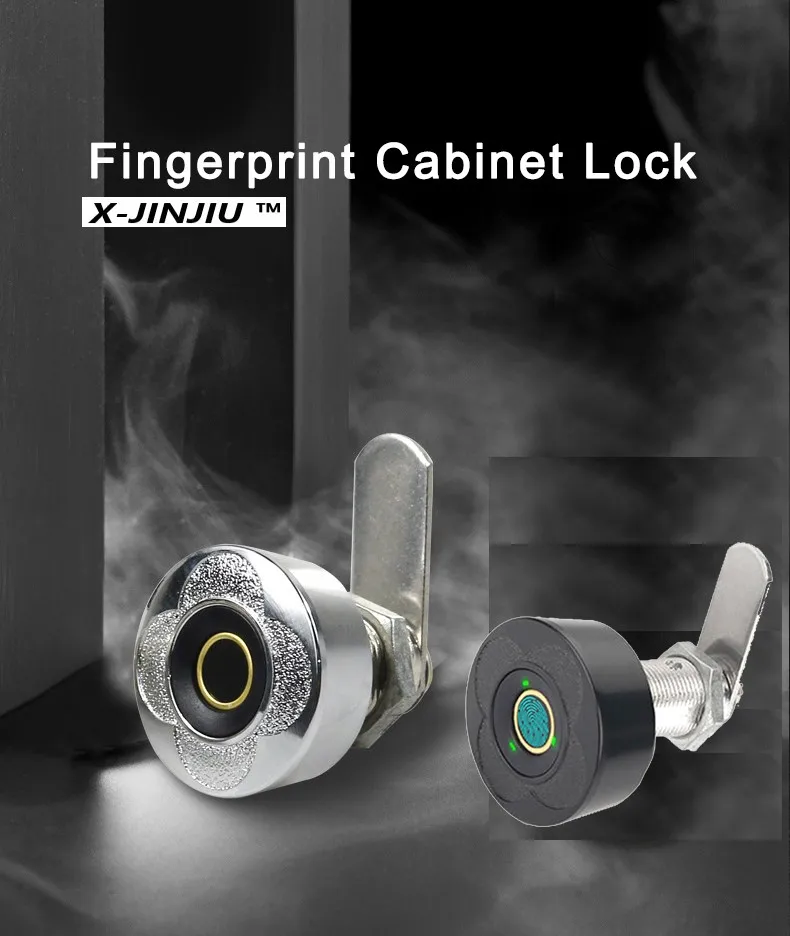 Fingerprint Lock Smart Cabinet Locks Biometric Keyless Furniture Drawer Cabinet Wardrobe Fingerprint Locks for Drawer Cabinet