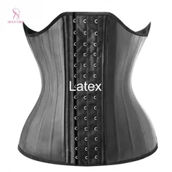 XXS XS 25 Steel Bone Latex Waist Trainer Body Shaper Tummy Slimmer Stomach Belt Belly Hourglass Girdle Corset Women Plus Size