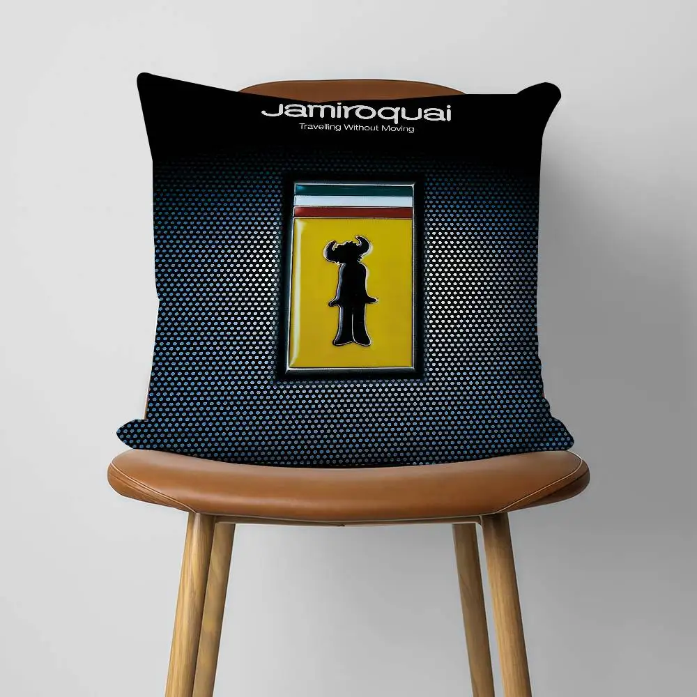 J-Jamiroquai Travelling Without Moving 30x30cm 45x45cm Pillow Case Decor Protective Covers Comfortable Soft For Sofa Living Room