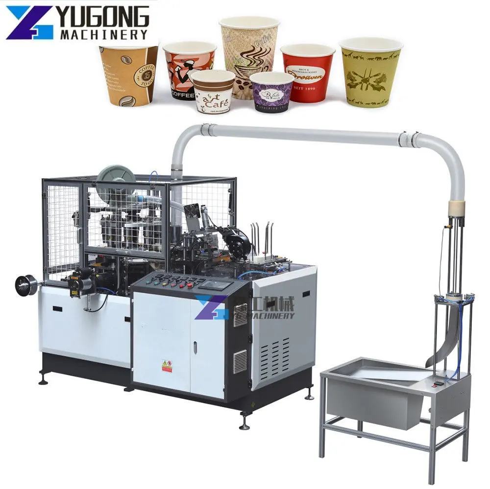 

High Speed Automatic Paper Bowl Water Carton Cup Forming Machine Biodegradable Disposable Paper Cup Making Machine Price