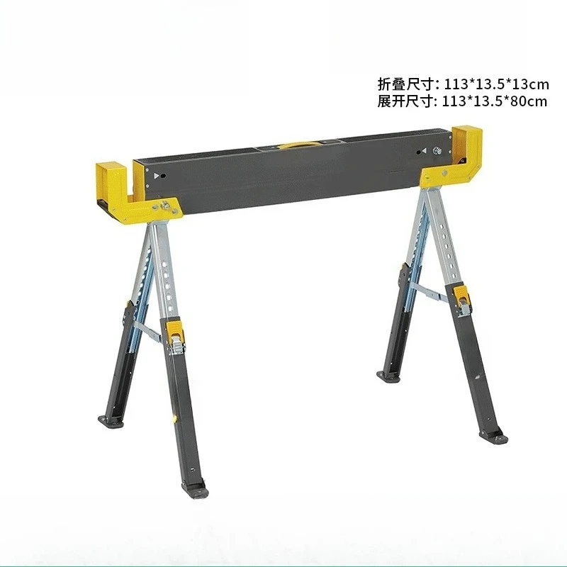 Adjustable Carry-On Woodworking Saw Stand All-Steel Foldable Home Woodworking Tools