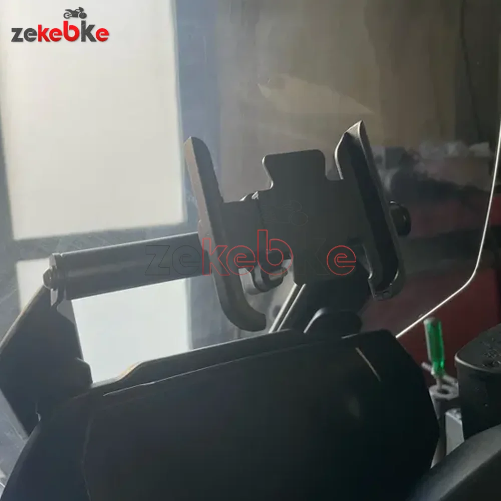 FOR VOGE SR 3 4 SR3 400SR4 SR4 300 250 400 SR250GT SR4Max  Motorcycle CNC Handlebar Mirror Mobile Phone GPS Stand Bracket Holder - view 3