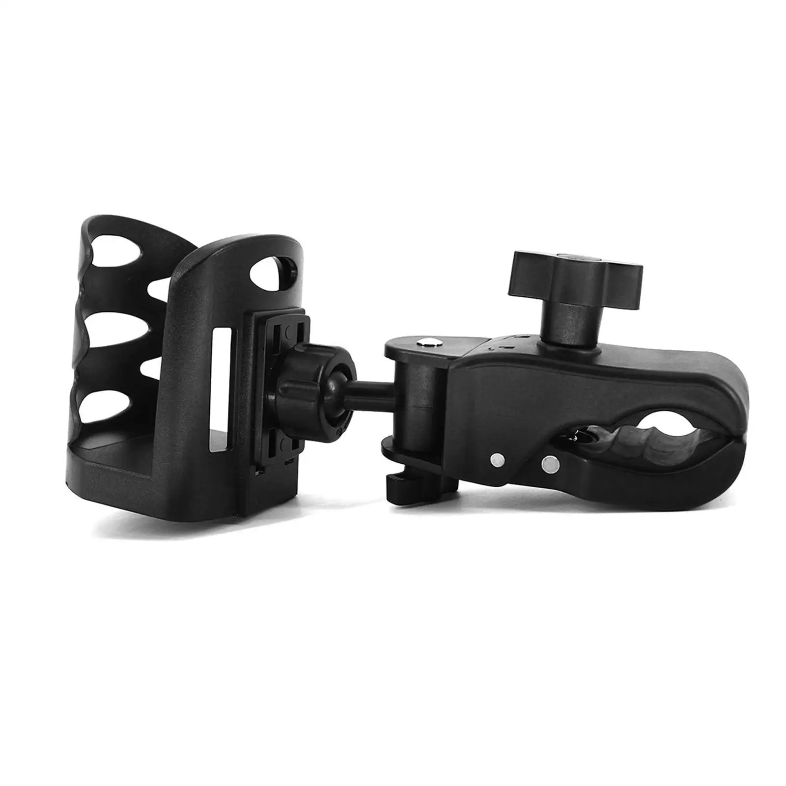 Mic Stand Drink Stand Clamp Attachment Adjustable Water Cup Holder for Motorcycle Desk Gaming Chair Bar Pole Luggage Attachment