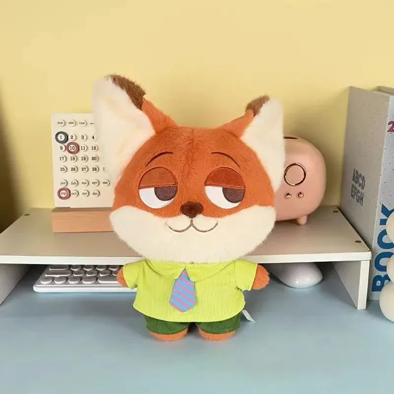 ديزني Zootopia لينة أفخم جودي دمية الثعلب نيك دمية ألعاب من القطيفة الفتيات الهدايا الكسل الثعلب نيك أرنب بلوشي Q نسخة دمية #4