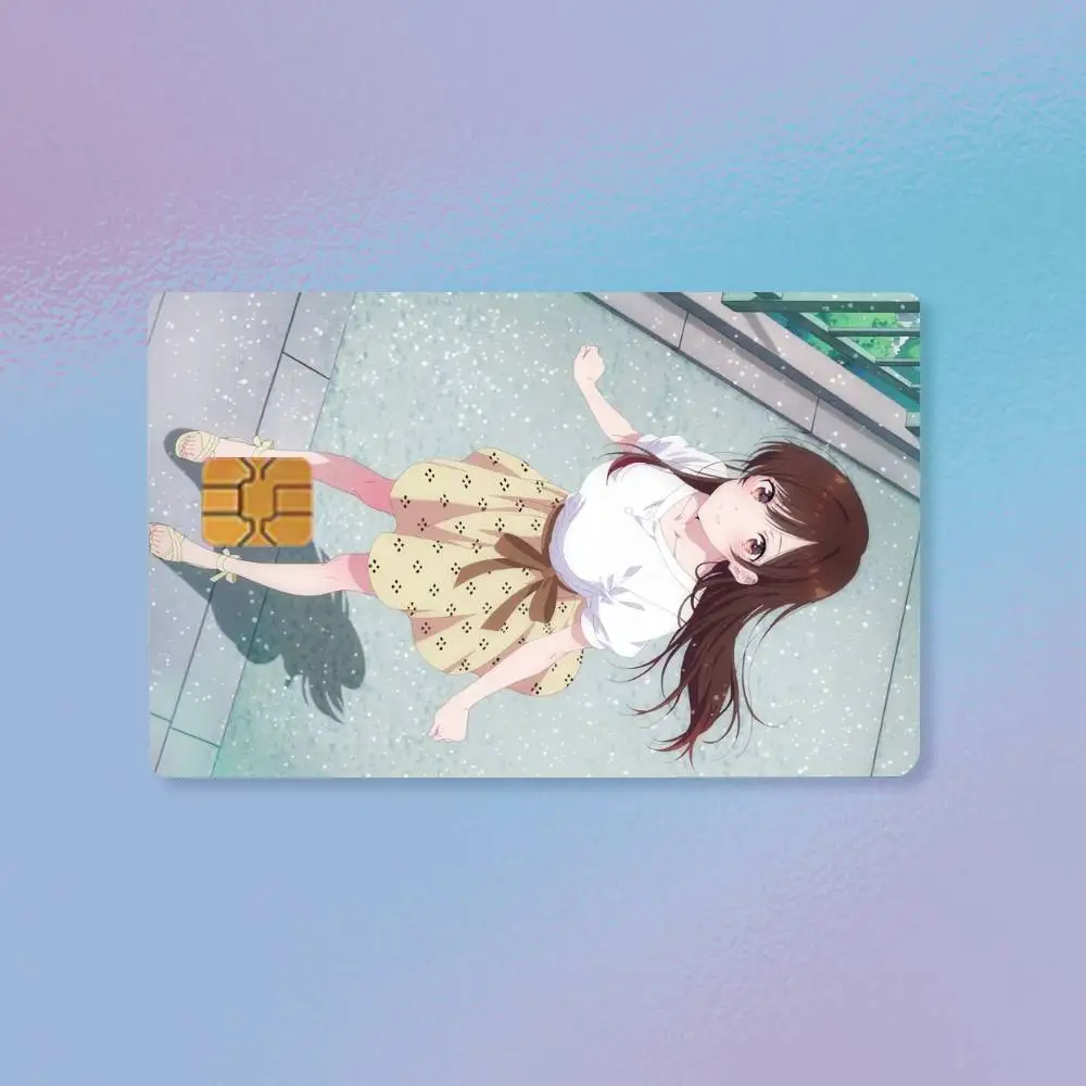 Rent a Girlfriend Anime  Credit Card HD Stickers Premium matte film effectively prevents fingerprints and daily abrasion.