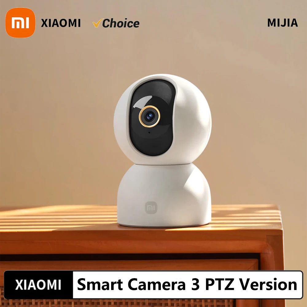 Xiaomi Smart Camera 3 PTZ Version Smart Home 3K Ultra-Low Light Full Color 5mp 360° Panoramic Wifi Move Tracking Conversation