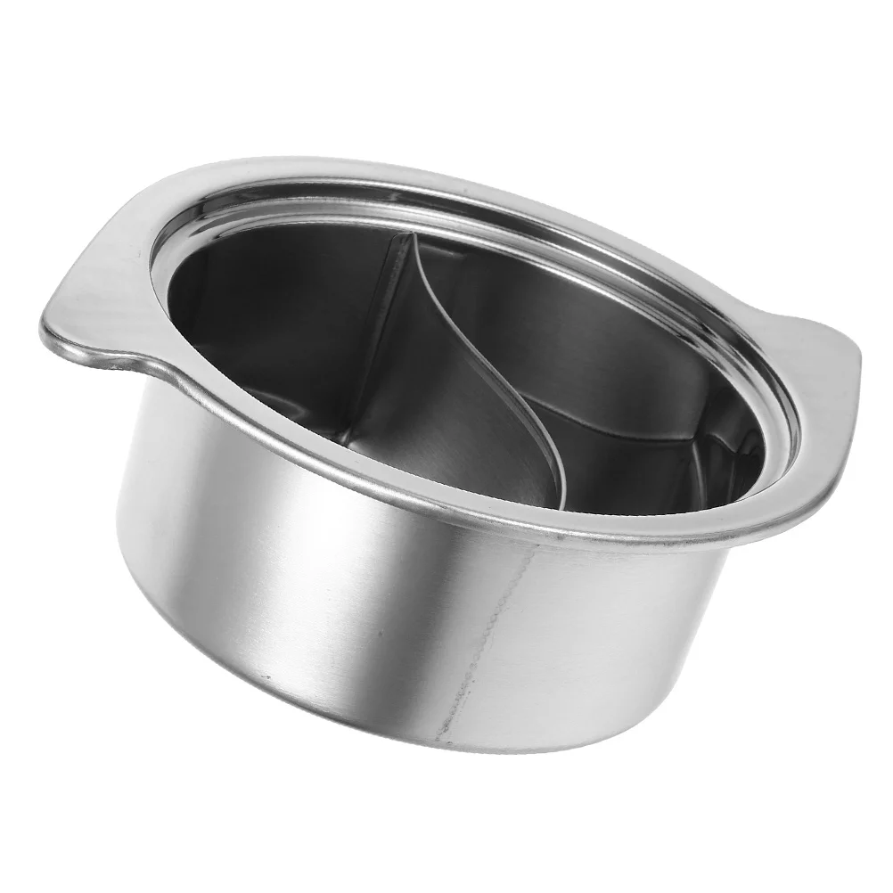 

Serial Deep Body Stainless Steel Hot Pot Divider Electromagnetic Stove Thickened Design Large Capacity Dual Flavor Cooking Pot