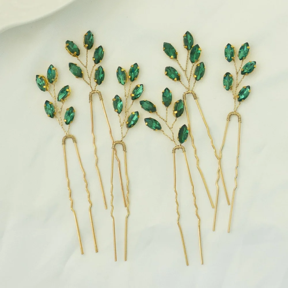 1pc Bridal Hair Comb Golden Branch Forest Style Hair Comb, Gold Wedding Hair Accessories, Ideal Choice for Bride and Bridesmaids image 4