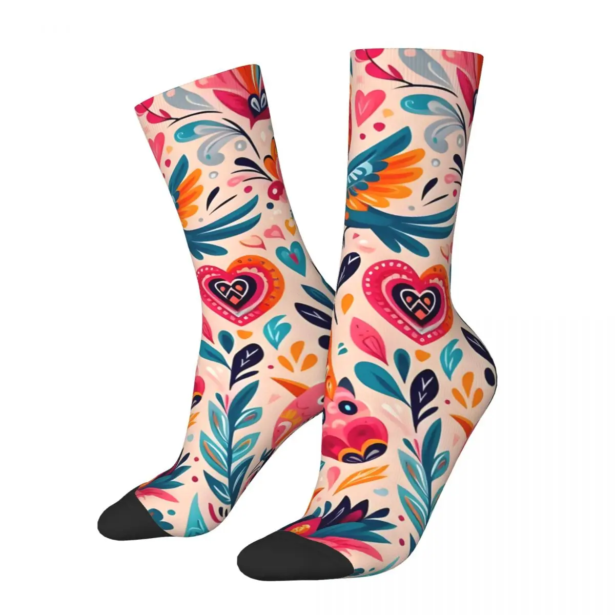 

Love Otomi Men's Socks Retro Harajuku Street Style Novelty Casual Crew Sock