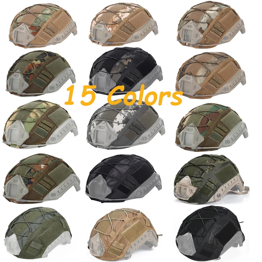Funda táctica para casco con cordón elástico Airsoft - imagen 4