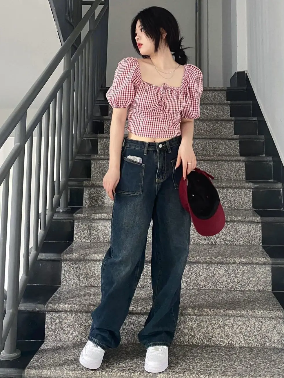 

Широкие джинсы Уличная одежда Женская одежда Длина до пола Драпировка Джинсовая мытье Асимметричный крой Эластичная талия Тонкий гладкий хипстер