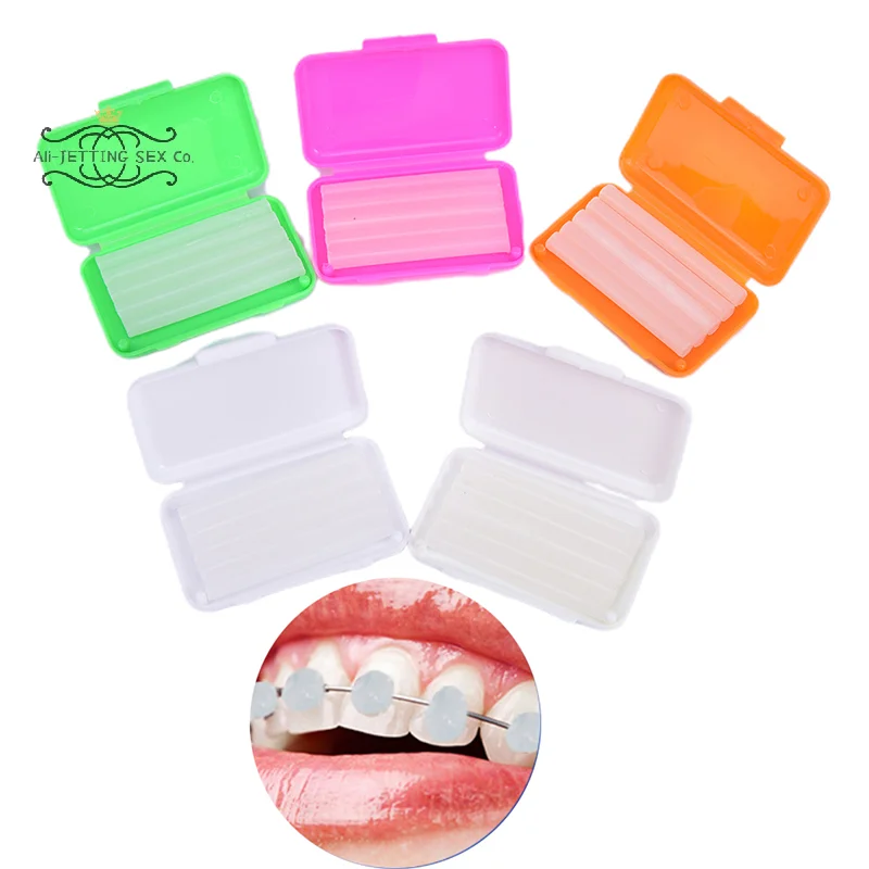 

5Box Orthodontic Wax For Brace Gum Irritation Dental Oral Care Orthodontic Ortho