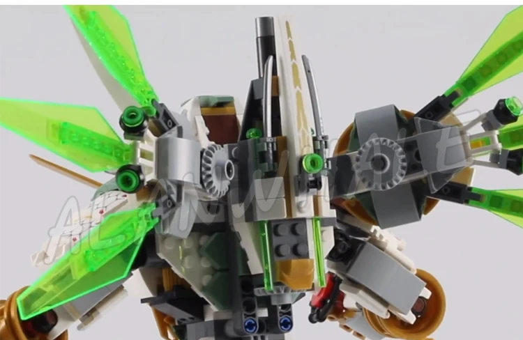 ชุดตัวต่อหุ่นยนต์ไททันเมค ซามูไร ของชิโนบิ ลอยด์ 912 ชิ้น ขยับได้หลากหลาย พร้อมฟลายเออร์ถอดประกอบได้ รุ่น 11331 ของเล่นตัวต่อที่เข้ากันได้กับโมเดล