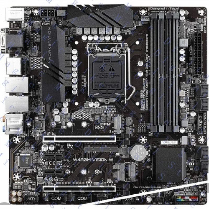 

UU FOR Gigabyte W480M Vision W LGA1200 Support Intel 10/11th core w1200 w1300